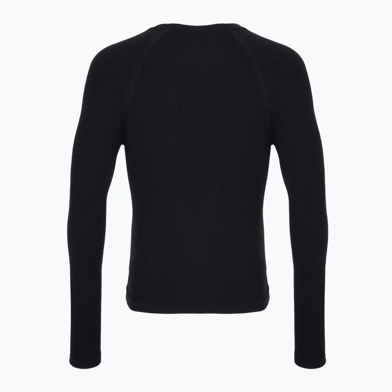 Férfi termoaktív pulóver Smartwool Intraknit Active Base Layer black 2