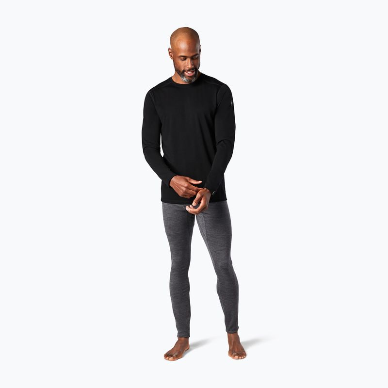 Férfi termoaktív pulóver Smartwool Classic All-Season Merino Baselayer Boxed fekete
