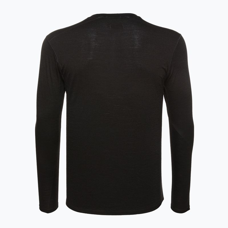 Férfi termoaktív pulóver Smartwool Classic All-Season Merino Baselayer Boxed fekete 4