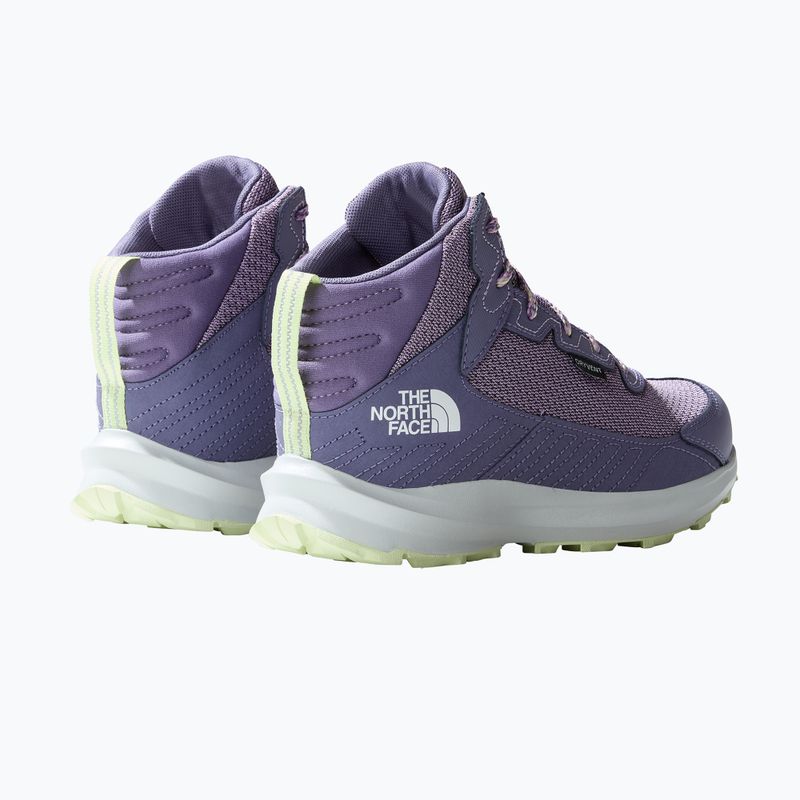 The North Face Fastpack Hiker Mid Wp lunar slate/lupine gyermek túrabakancsok 15