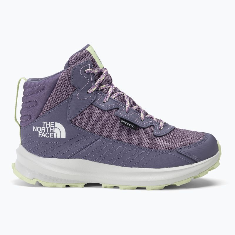 The North Face Fastpack Hiker Mid Wp lunar slate/lupine gyermek túrabakancsok 2