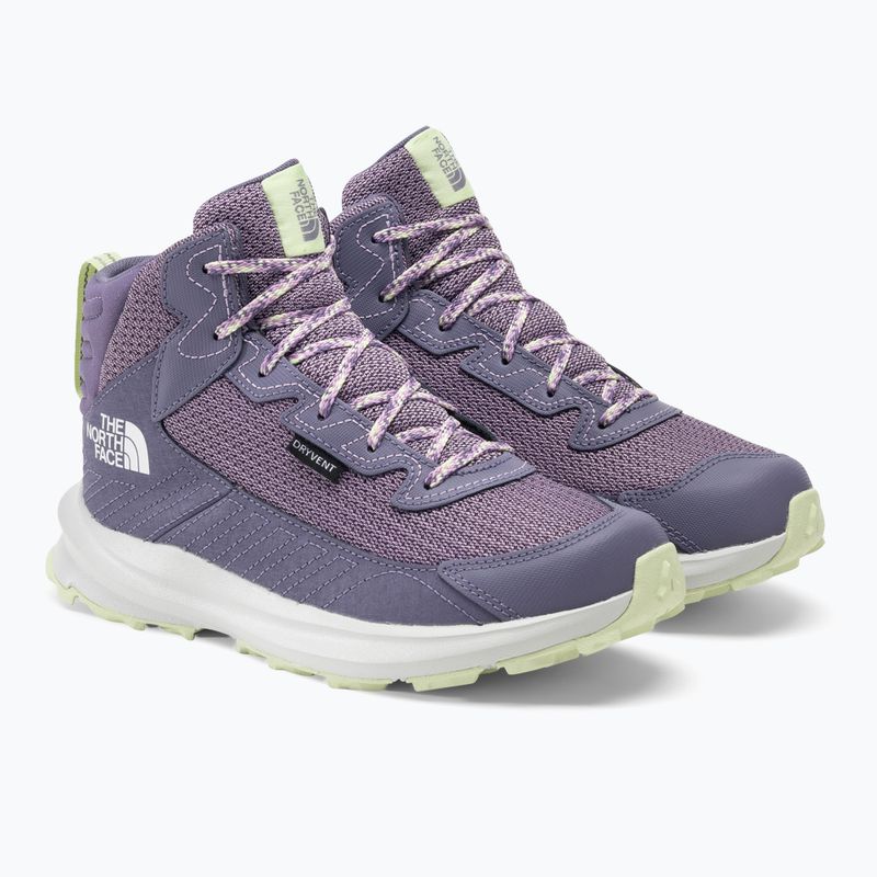 The North Face Fastpack Hiker Mid Wp lunar slate/lupine gyermek túrabakancsok 4