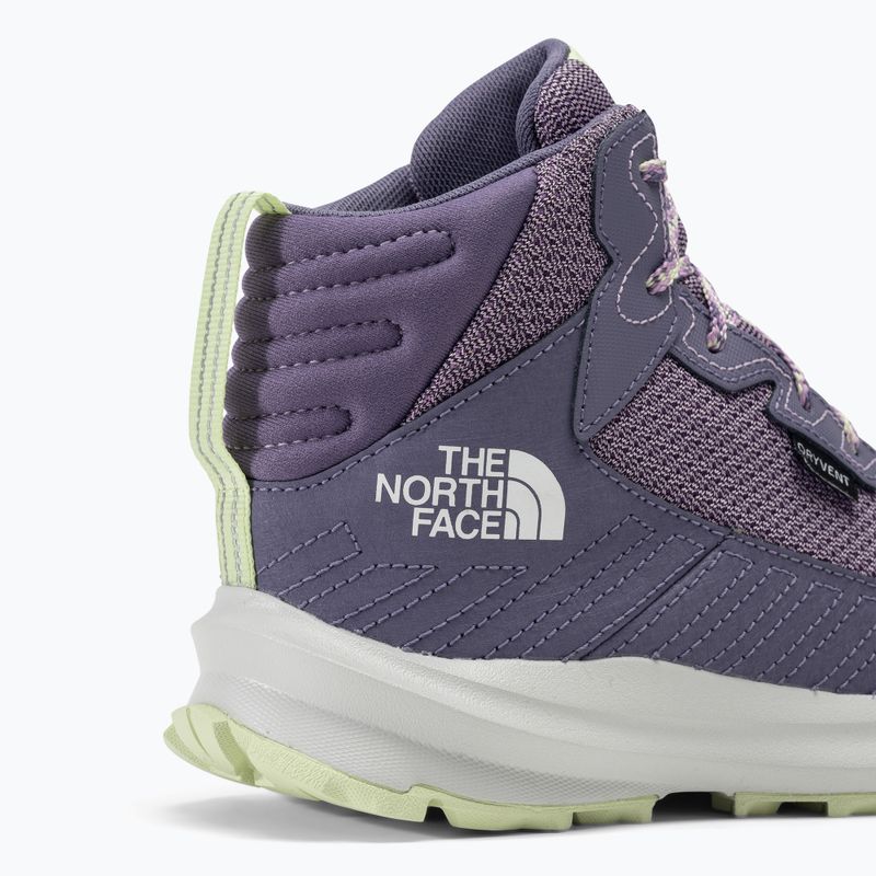 The North Face Fastpack Hiker Mid Wp lunar slate/lupine gyermek túrabakancsok 9