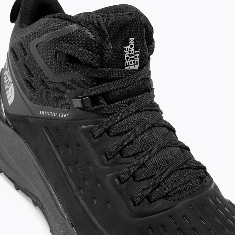 Férfi túrabakancs The North Face Vectiv Exploris 2 Mid Futurelight Lthr fekete/vanadis szürke 8