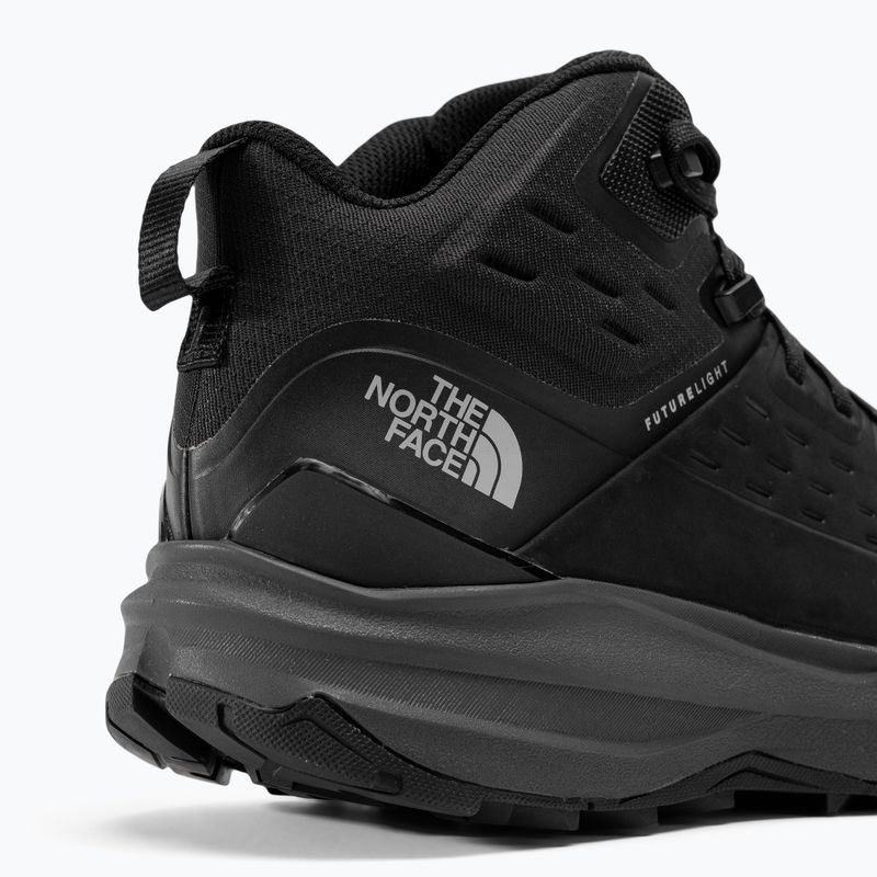 Férfi túrabakancs The North Face Vectiv Exploris 2 Mid Futurelight Lthr fekete/vanadis szürke 9