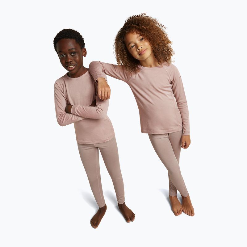 Gyerek thermoaktív nadrág icebreaker Kids 200 Oasis Leggings pink quartz 2