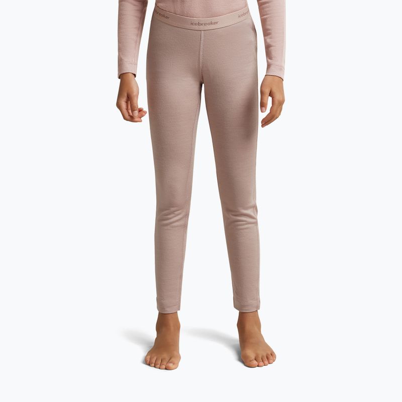 Gyerek thermoaktív nadrág icebreaker Kids 200 Oasis Leggings pink quartz 3