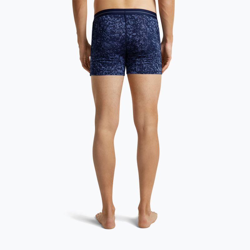 Férfi Termoaktív boxer nadrág Icebreaker Merino 150 Anatomica Moss Bloom midnight navy/aop 4