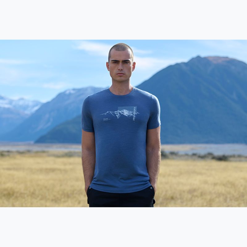 Férfi termoaktív póló Icebreaker Merino 150 Tech Lite Pure Altitude Dawn 8