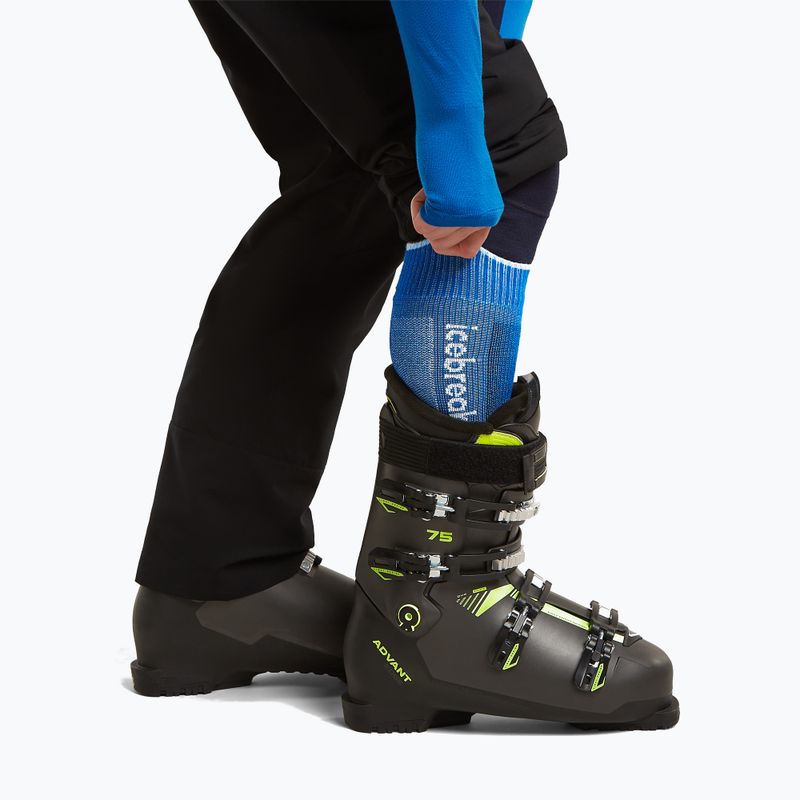Férfi sízokni Icebreaker Merino Ski+ lazuri/snow/midnavy 5