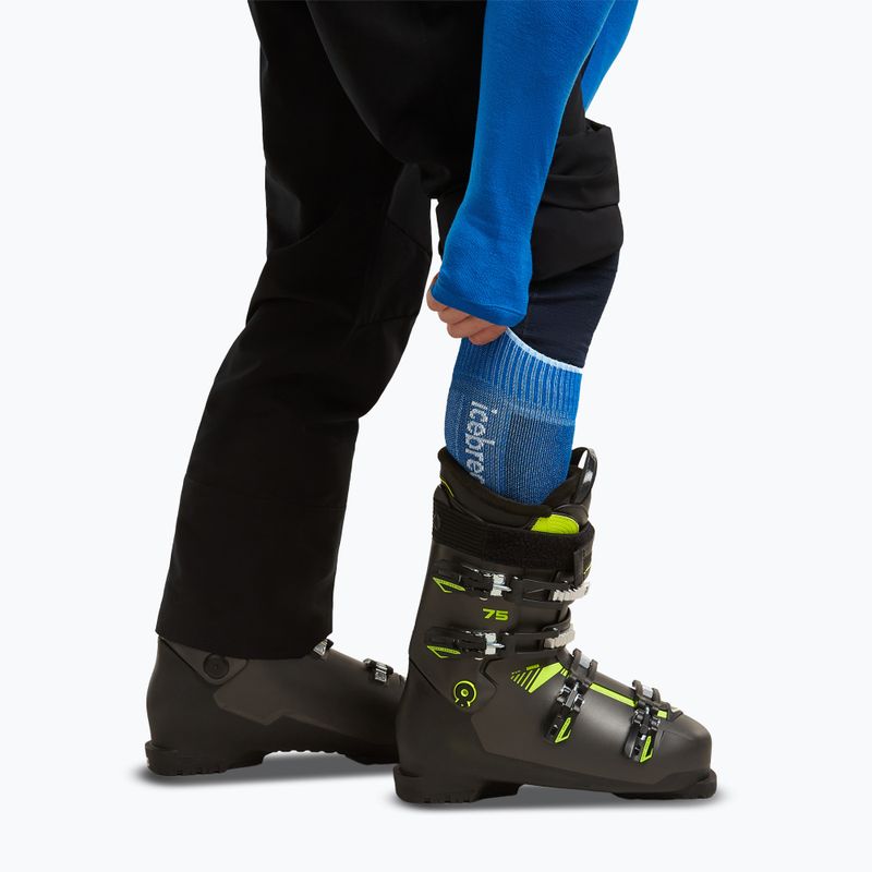 Férfi sízokni icebreaker Merino Ski+ Medium OTC lazuri/snow/midnavy 5