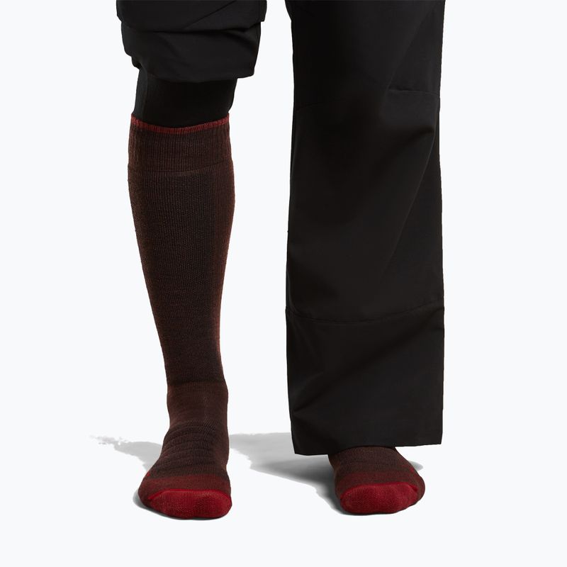 Férfi sízokni icebreaker Merino Ski+ Medium OTC bittersweet/port/black 3