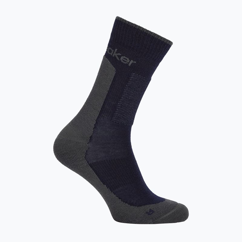 Férfi zokni Icebreaker Merino Hike+ Medium Crew midnight navy/obsidian 2