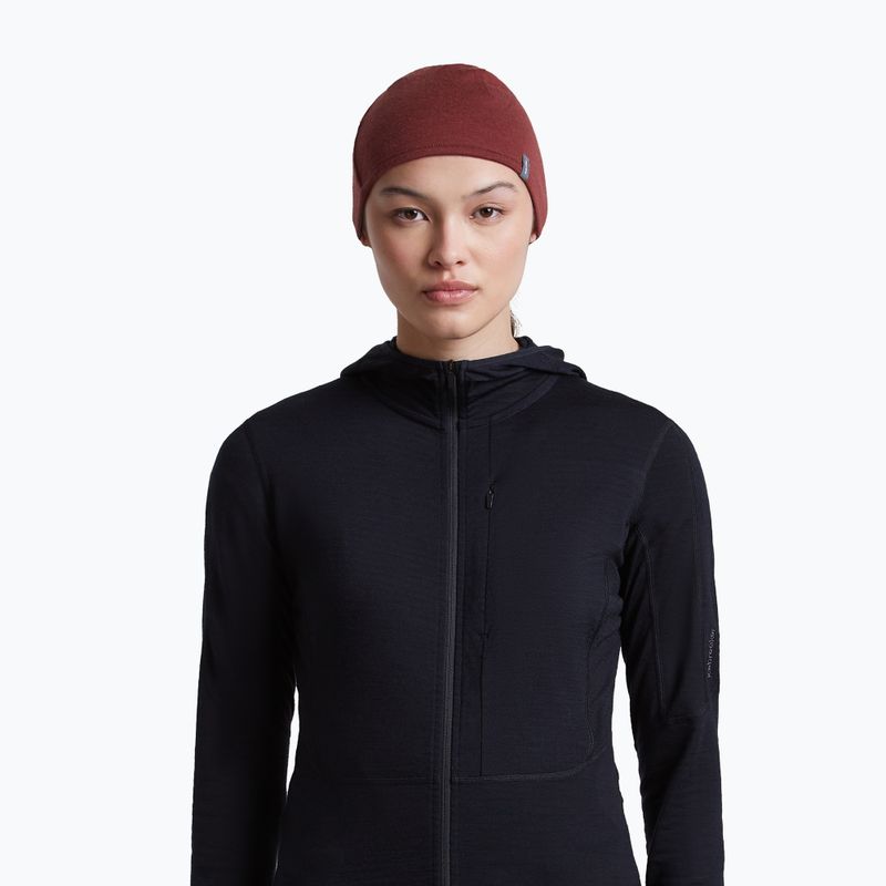 Sapka icebreaker Merino 200 Oasis Reversible Beanie agate/port 9