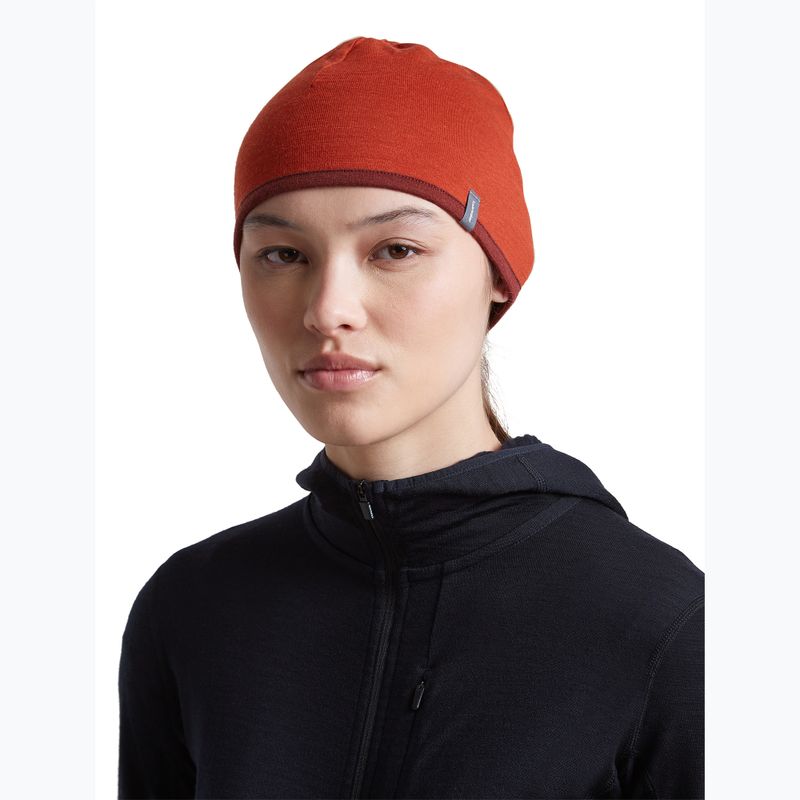 Sapka icebreaker Merino 200 Oasis Reversible Beanie agate/port 12