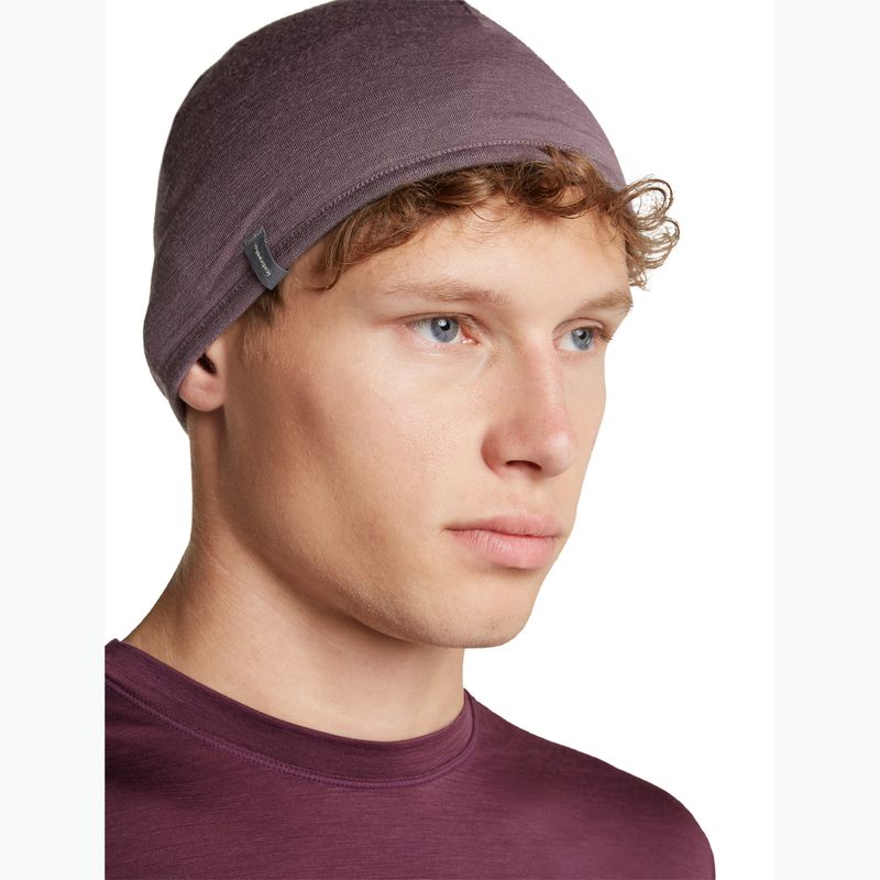 Sapka icebreaker Merino 200 Oasis Reversible Beanie berry/grey plum 8