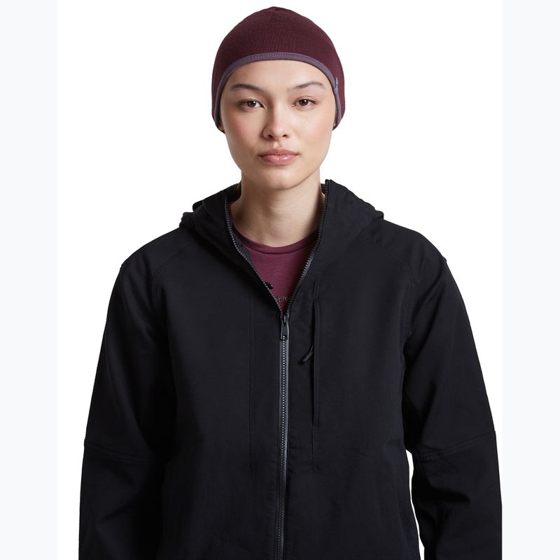 Sapka icebreaker Merino 200 Oasis Reversible Beanie berry/grey plum 9