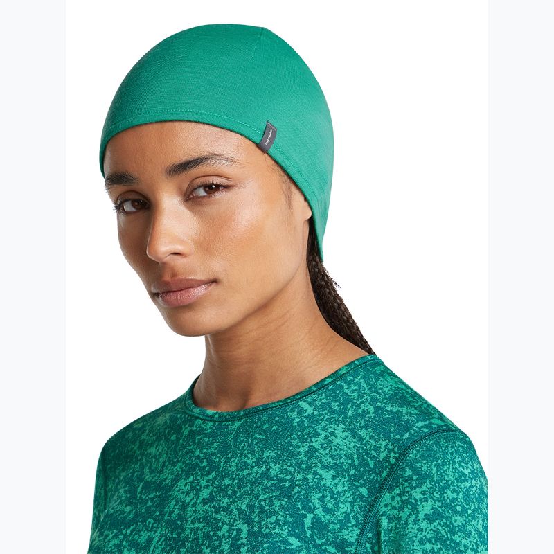 Sapka icebreaker Merino 200 Oasis Reversible Beanie tidal teal/fresh 12