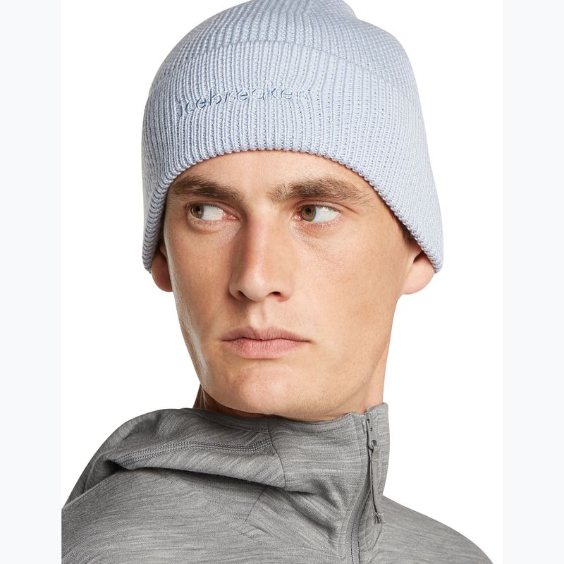 Téli sapka icebreaker Merino All Day Toque Beanie zinc blue 4