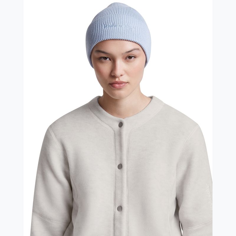 Téli sapka icebreaker Merino All Day Toque Beanie zinc blue 6