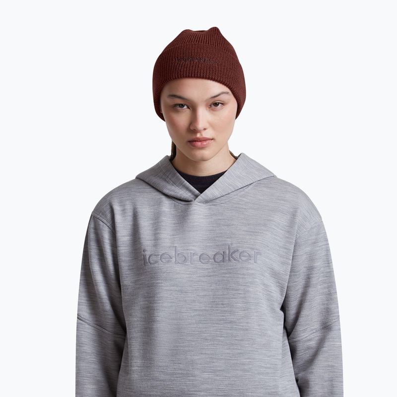 Téli sapka icebreaker Merino All Day Toque Beanie port/bittersweet 5