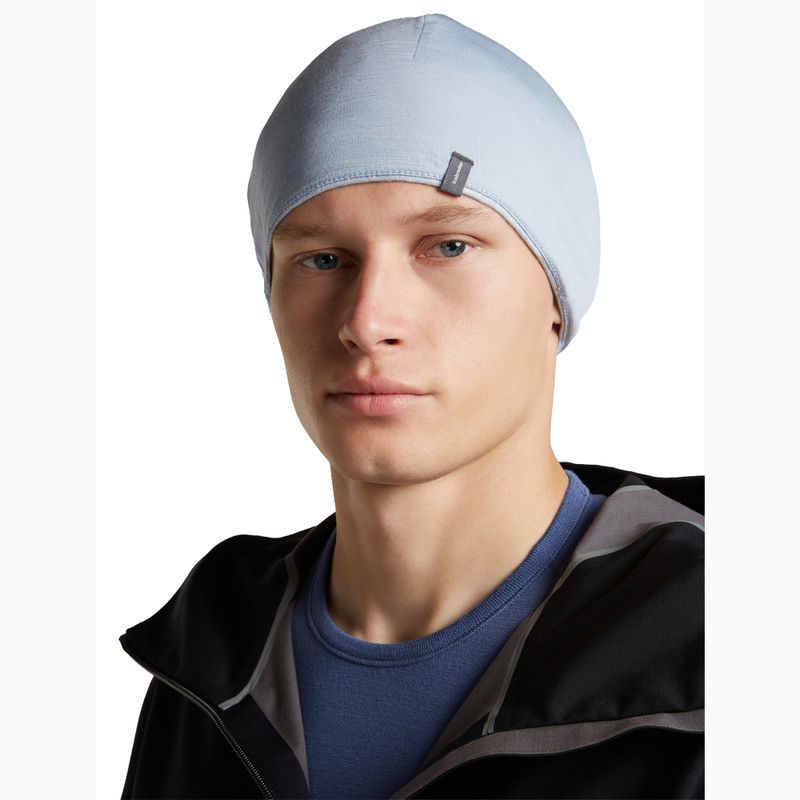 Sapka icebreaker Merino 260 Oasis Vertex Reversible Beanie Chillwave snow/zinc blue 6