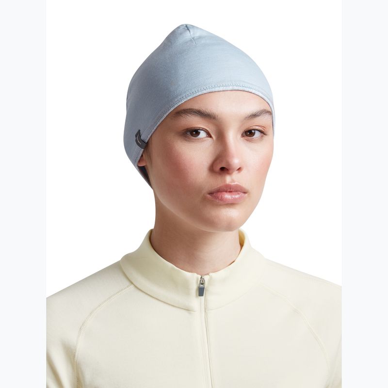 Sapka icebreaker Merino 260 Oasis Vertex Reversible Beanie Chillwave snow/zinc blue 10