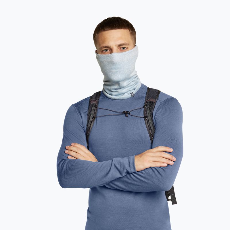 Csősál icebreaker Merino 260 Oasis Vertex Reversible Chute Chillwave snow/zinc blue 3