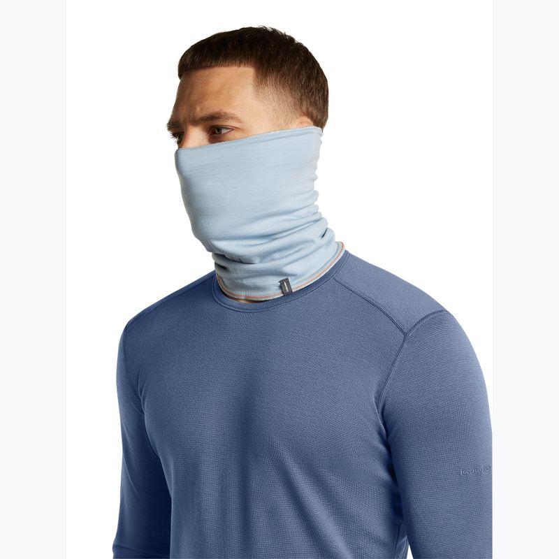 Csősál icebreaker Merino 260 Oasis Vertex Reversible Chute Chillwave snow/zinc blue 4
