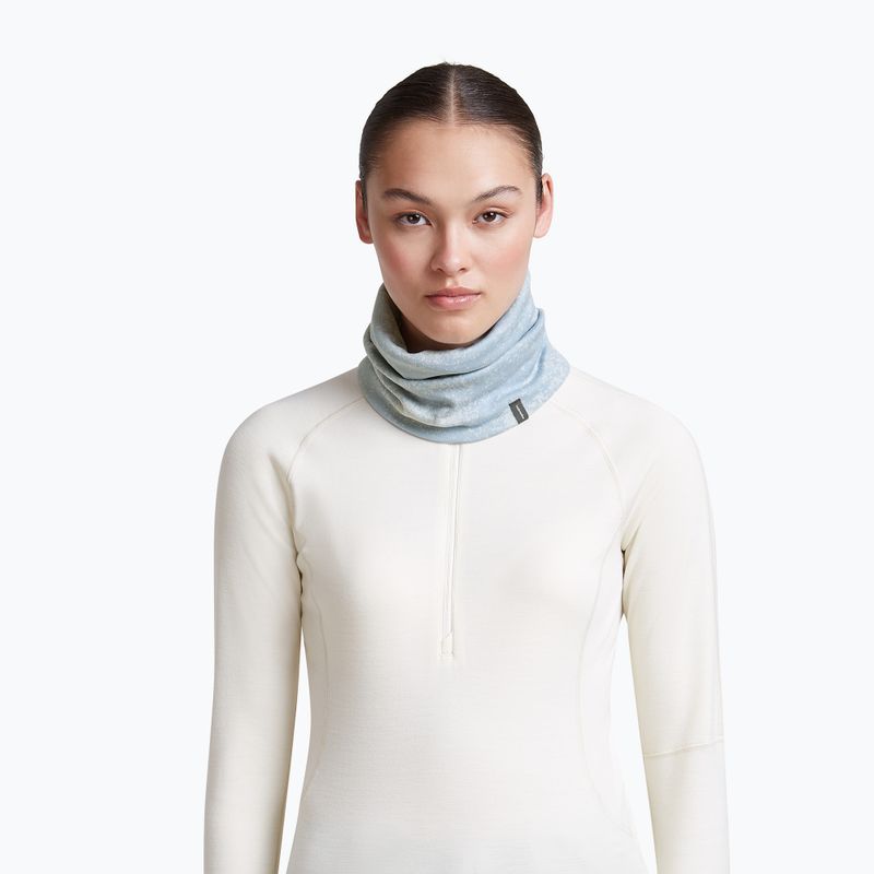 Csősál icebreaker Merino 260 Oasis Vertex Reversible Chute Chillwave snow/zinc blue 5