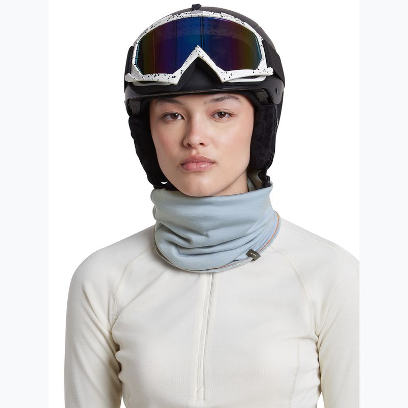 Csősál icebreaker Merino 260 Oasis Vertex Reversible Chute Chillwave snow/zinc blue 6