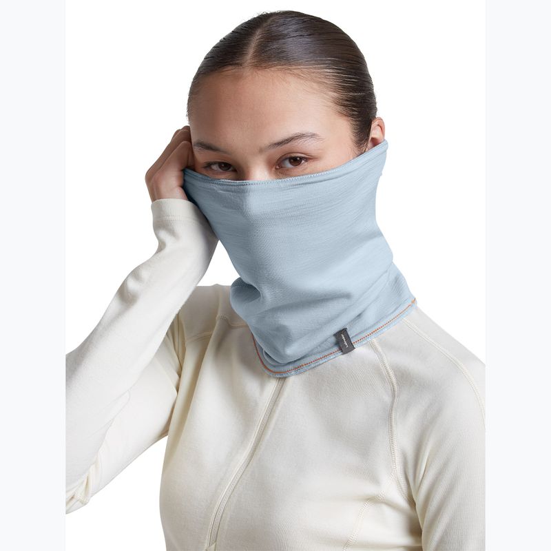 Csősál icebreaker Merino 260 Oasis Vertex Reversible Chute Chillwave snow/zinc blue 7