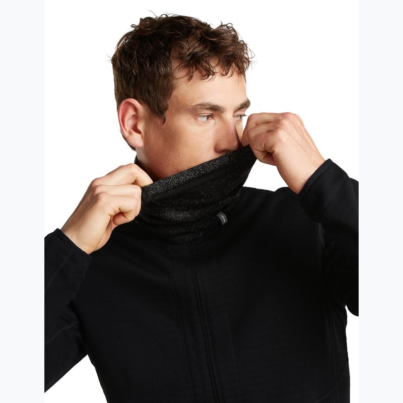 Csősál icebreaker Merino 260 Oasis Vertex Reversible Chute Chillwave black/obsidian 3