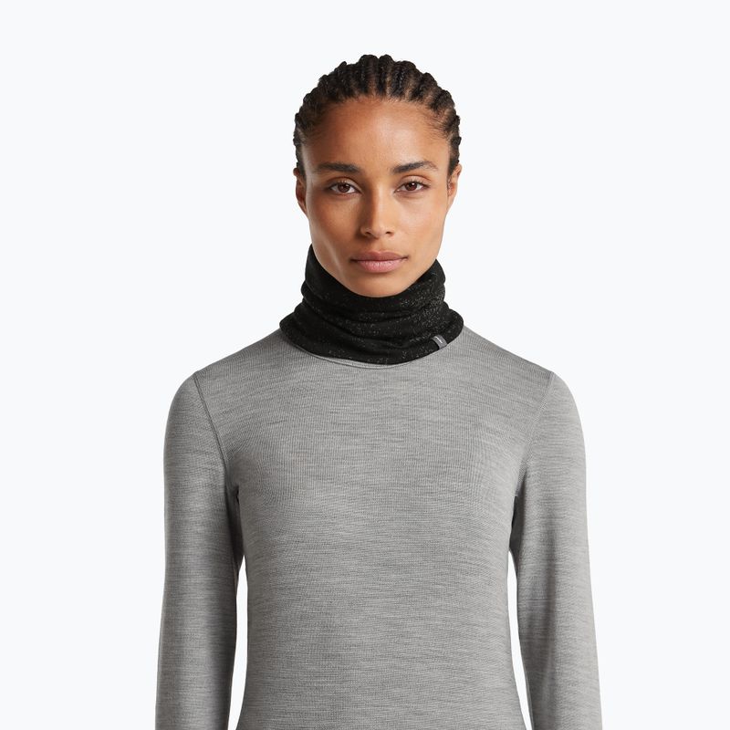 Csősál icebreaker Merino 260 Oasis Vertex Reversible Chute Chillwave black/obsidian 5