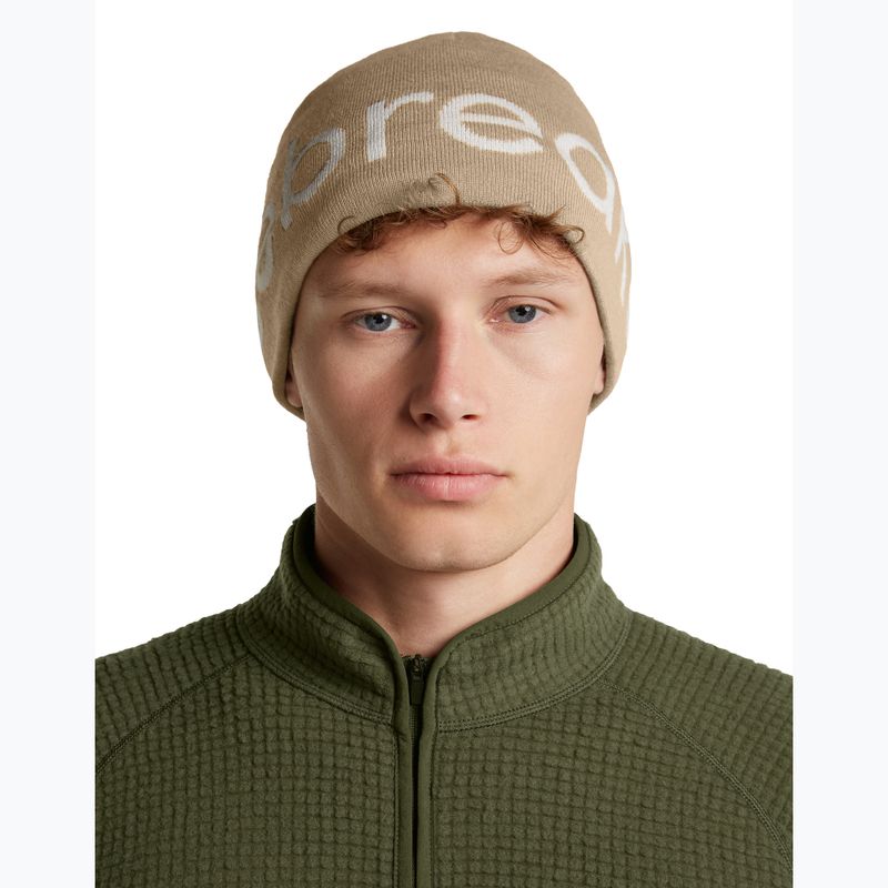 Téli sapka icebreaker Merino Icebreaker Beanie cumin/ecru heather 3
