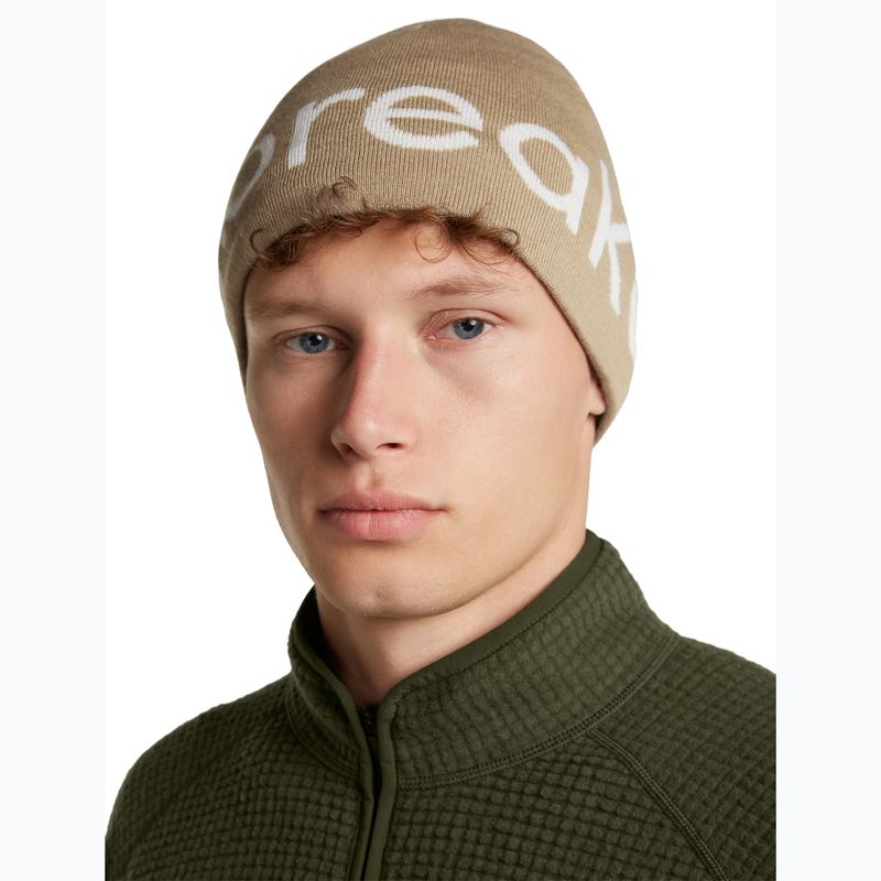 Téli sapka icebreaker Merino Icebreaker Beanie cumin/ecru heather 4