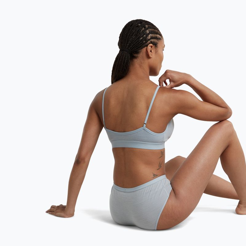 Termoaktív melltartó icebreaker Merino 150 Siren Bra Inserts zinc blue 5