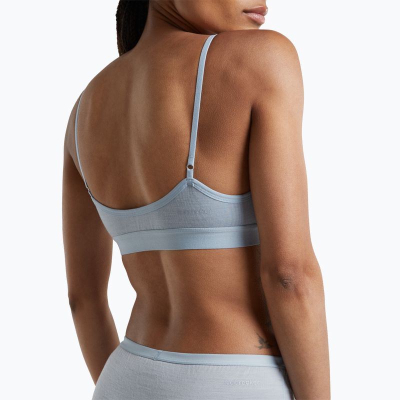 Termoaktív melltartó icebreaker Merino 150 Siren Bra Inserts zinc blue 6