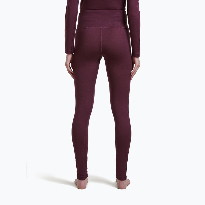 Női thermoaktív nadrág Icebreaker Merino 200 Oasis High Rise Leggins dark berry 3