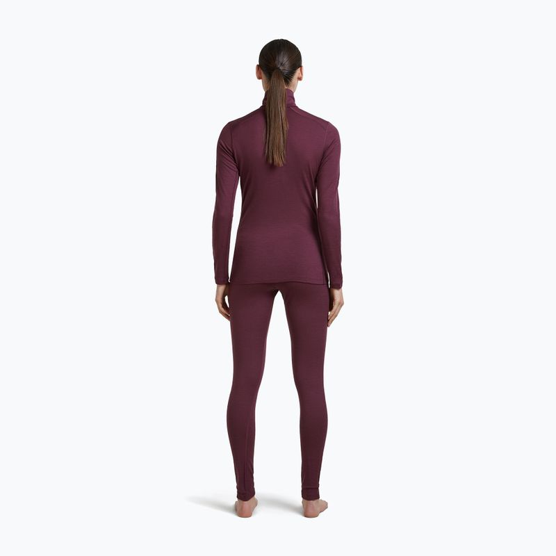 Női Termoaktiv pulóver Icebreaker 200 Oasis LS Half Zip dark berry 5