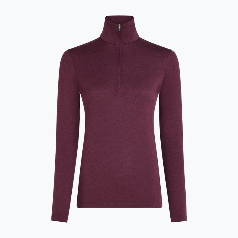 Női Termoaktiv pulóver Icebreaker 200 Oasis LS Half Zip dark berry 8
