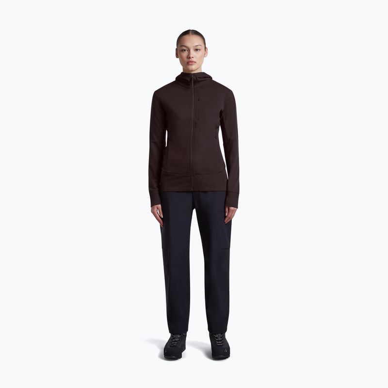Női pulóver Icebreaker Merino 260 Quantum IV LS Zip Hoodie bittersweet 4