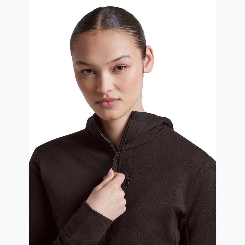 Női pulóver Icebreaker Merino 260 Quantum IV LS Zip Hoodie bittersweet 6