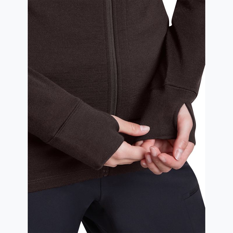 Női pulóver Icebreaker Merino 260 Quantum IV LS Zip Hoodie bittersweet 8