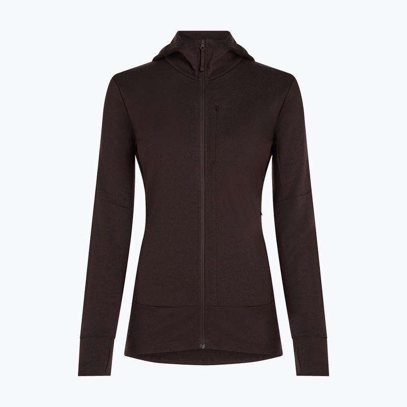 Női pulóver Icebreaker Merino 260 Quantum IV LS Zip Hoodie bittersweet 9