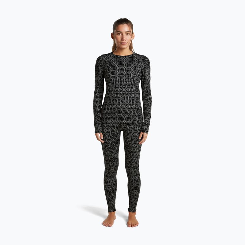 Női thermoaktív nadrág icebreaker Merino 260 Tech Vertex High Rise black/snow 2