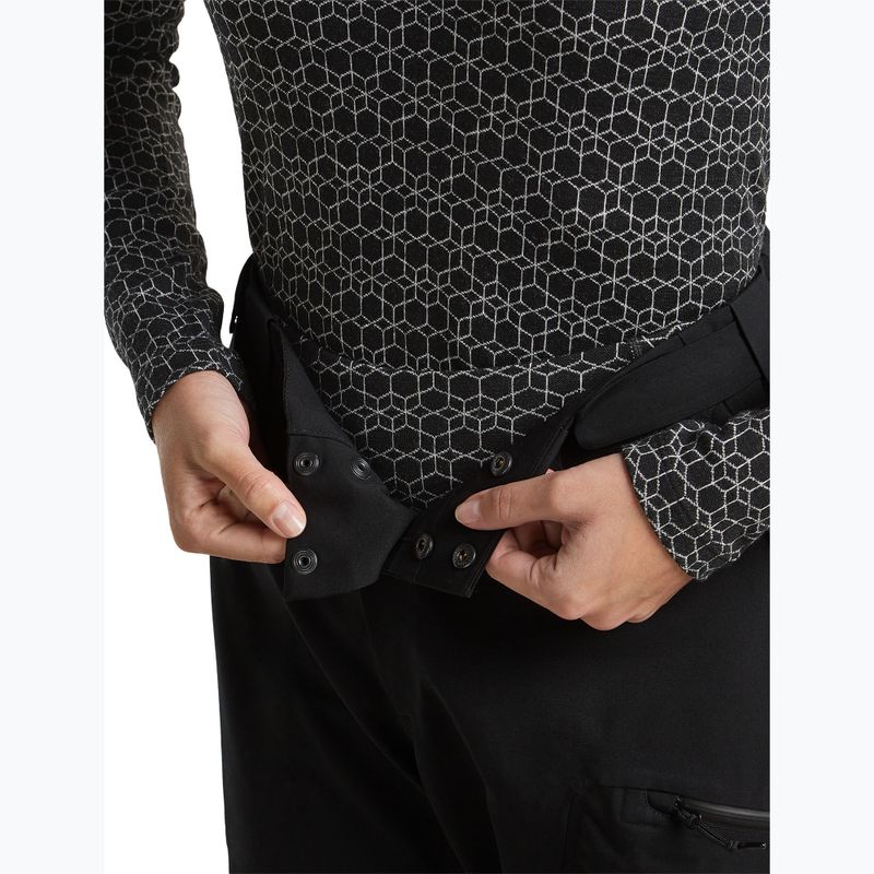 Női thermoaktív nadrág icebreaker Merino 260 Tech Vertex High Rise black/snow 4