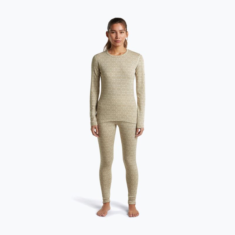 Női Termoaktiv pulóver Icebreaker Merino 260 Tech Vertex Crewe Undyed/Cumin 2