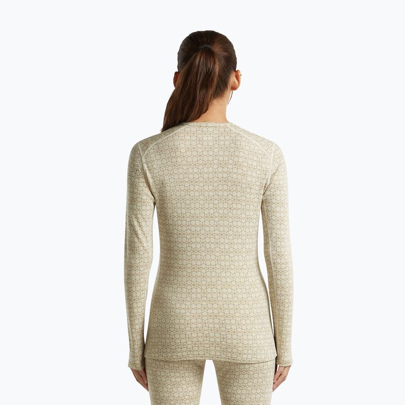Női Termoaktiv pulóver Icebreaker Merino 260 Tech Vertex Crewe Undyed/Cumin 3