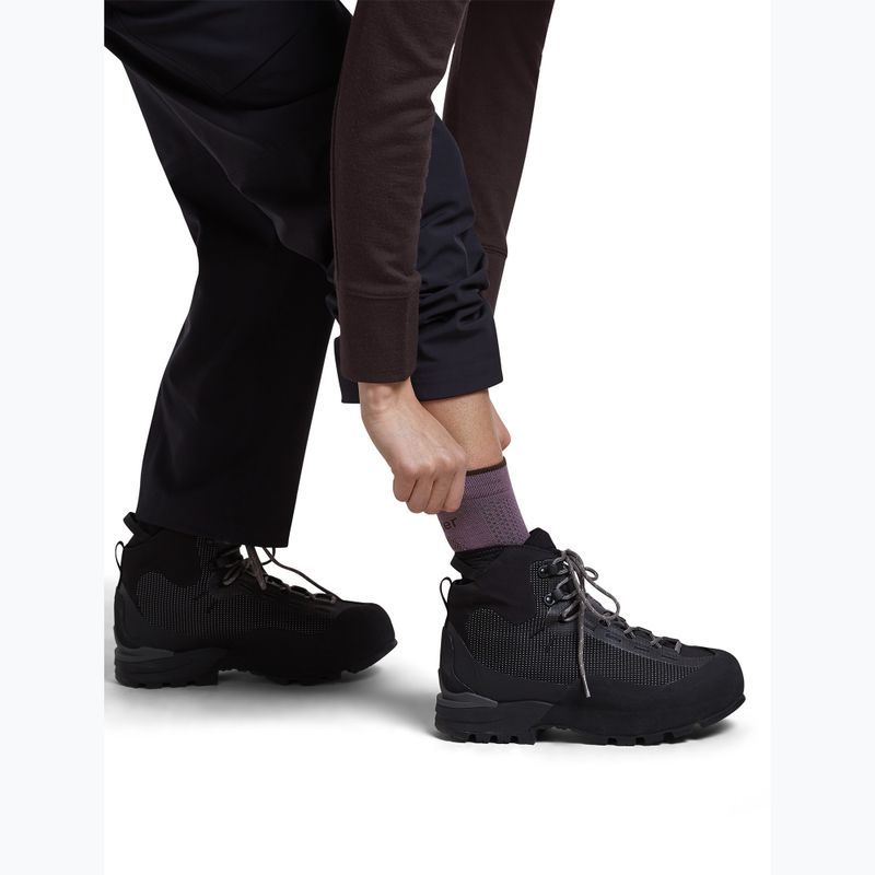 Női zokni Icebreaker Merino Hike+ Ultralight Quarter grey plum/bittersweet 5